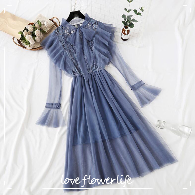 Long-Sleeved Party Dresses Women Ruffle Sweet Mesh Midi Dress Female Spring Summer Lace Dress Vestidos Two-piece Suit 210521, Apricot
Long-Sleeved Party Dresses Women Ruffle Sweet Mesh Midi Dress Female Spring Summer Lace Dress Vestidos Two-piece Suit 210521, Apricot