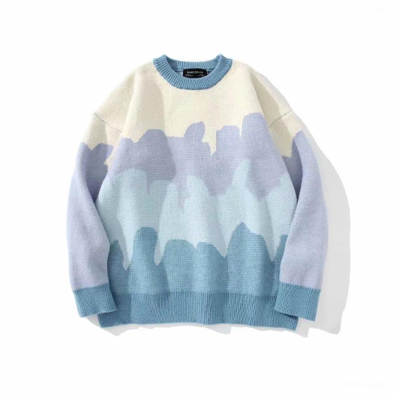 Men's Sweaters Knitted Sweater Mens Hip Hop Streetwear Harajuku Clouds Pattern Casual Anime Autumn Winter Cotton Oversized Pullover, Green
Men's Sweaters Knitted Sweater Mens Hip Hop Streetwear Harajuku Clouds Pattern Casual Anime Autumn Winter Cotton Oversized Pullover, Green