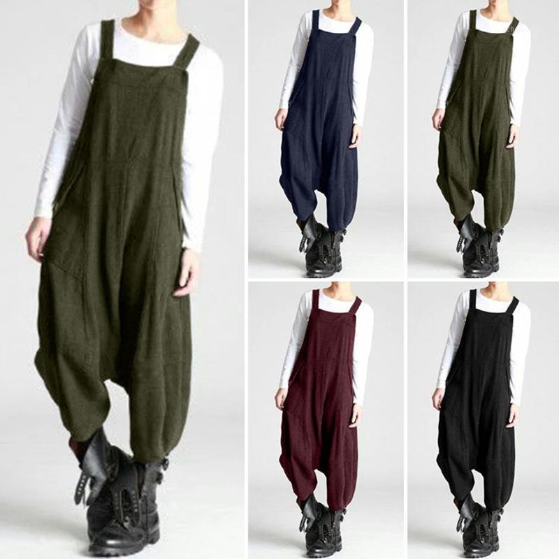 Rompers Womens Jumpsuit 2021 Cotton Long Trousers Bodysuit Pocket Overalls Casual Femmes Combinaisons Ropa Mujer Women' Jumpsuits, Black
Rompers Womens Jumpsuit 2021 Cotton Long Trousers Bodysuit Pocket Overalls Casual Femmes Combinaisons Ropa Mujer Women' Jumpsuits, Black