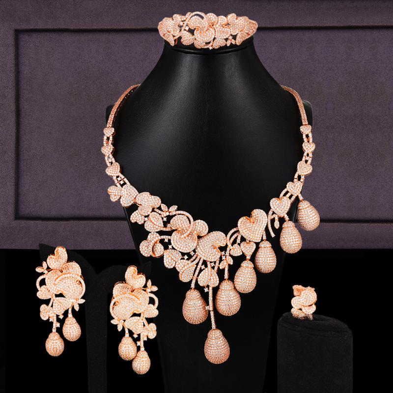 Earrings & Necklace GODKI Luxury Flower Bud Mixed Women Wedding Cubic Zirconia Earring Saudi Arabia Jewelry Set Jewellery Addiction, As pic
Earrings & Necklace GODKI Luxury Flower Bud Mixed Women Wedding Cubic Zirconia Earring Saudi Arabia Jewelry Set Jewellery Addiction, As pic