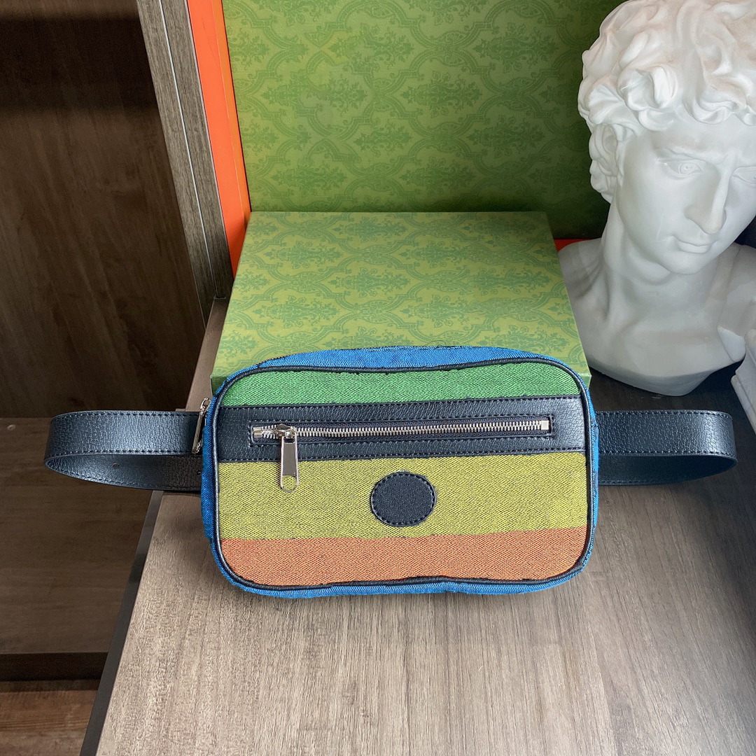 Fashion Rainbow Waist Bags Designer Men's Chestbag Women's Luxury Messenger Bag High Quality Classic Letter Wallet, Chooes colour
Fashion Rainbow Waist Bags Designer Men's Chestbag Women's Luxury Messenger Bag High Quality Classic Letter Wallet, Chooes colour