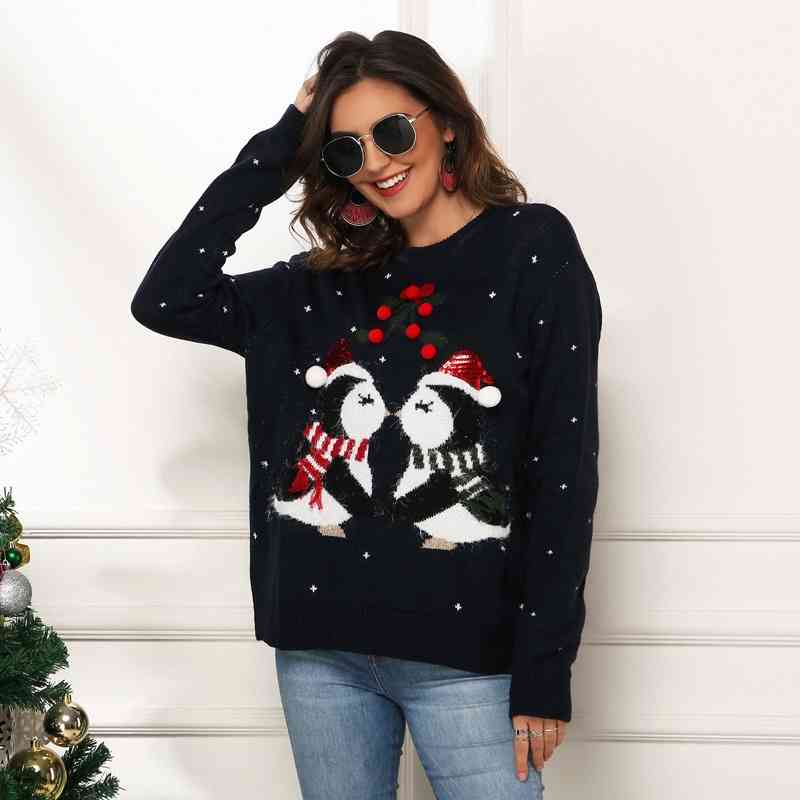 Womens Sweaters Winter Christmas Sweater Pullover Clothes Sueter Mujer Invierno 210428