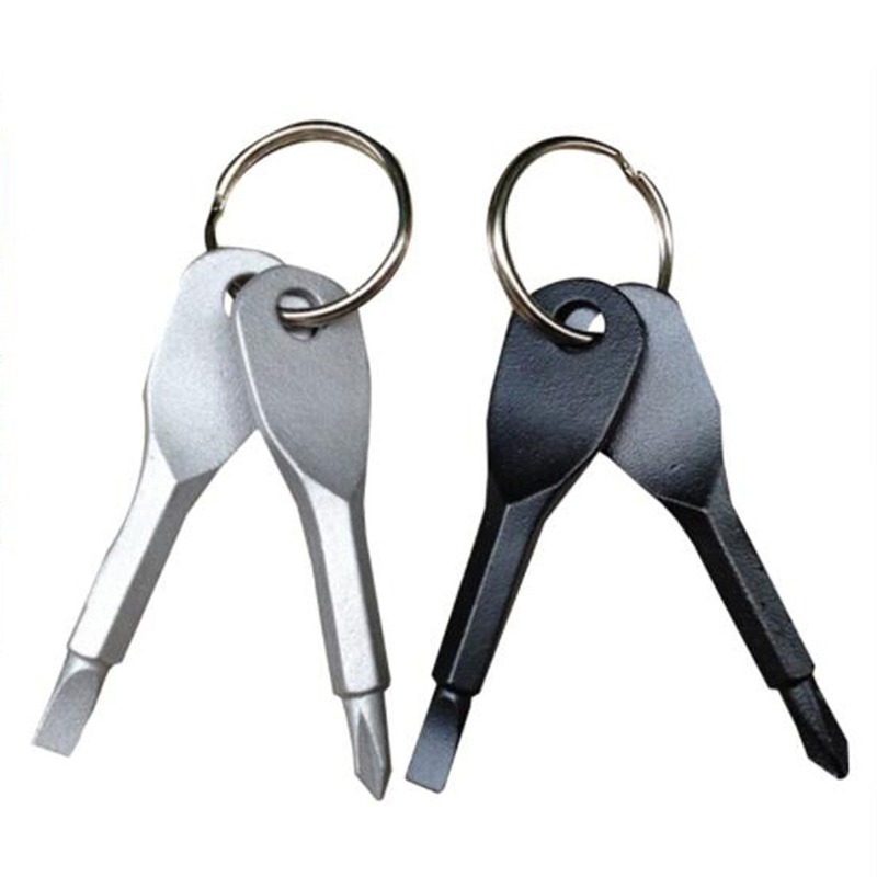 10Pieces/Lot 2pcs Stainless Steel Mini EDC Portable Key Shape Slotted Phillips Screwdriver Keychain Repair Tool
10Pieces/Lot 2pcs Stainless Steel Mini EDC Portable Key Shape Slotted Phillips Screwdriver Keychain Repair Tool