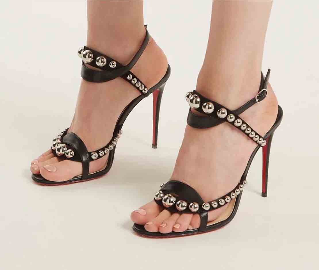 Luxury women sandals shoes Red Bottom High Heels Galeria stud-embellished leather sandal pearl drape and spiked black leathers ankle straps pumps
Luxury women sandals shoes Red Bottom High Heels Galeria stud-embellished leather sandal pearl drape and spiked black leathers ankle straps pumps