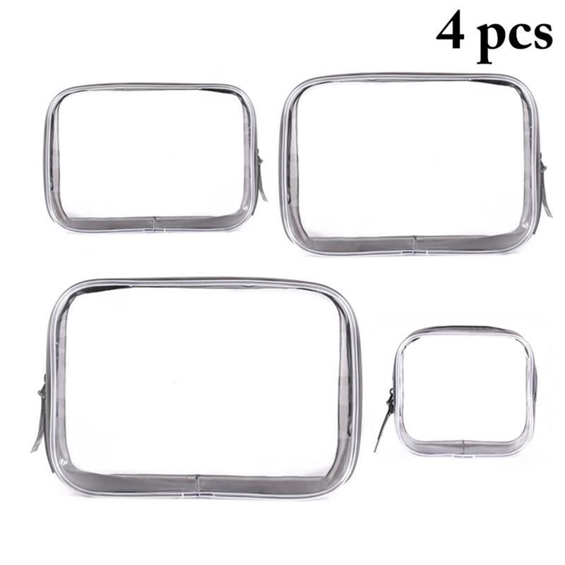 Cosmetic Bags & Cases Coofit Transparent Toiletry Bag Plastic 4Pcs Portable Makeup Carry Storage Pouch For Women Girls
Cosmetic Bags & Cases Coofit Transparent Toiletry Bag Plastic 4Pcs Portable Makeup Carry Storage Pouch For Women Girls