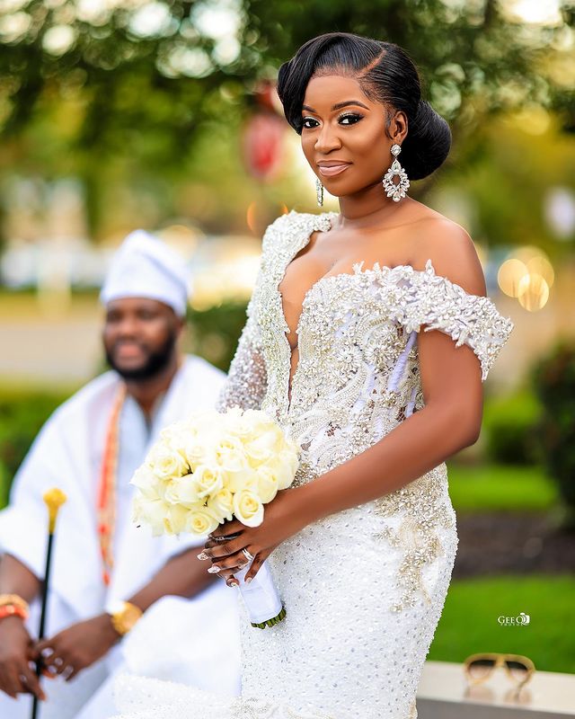 2021 Plus Size Arabic Aso Ebi Luxurious Mermaid Lace Wedding Dress Beaded Crystals Long Sleeve Sequined Sparkly Bridal Dresses Gowns ZJ202