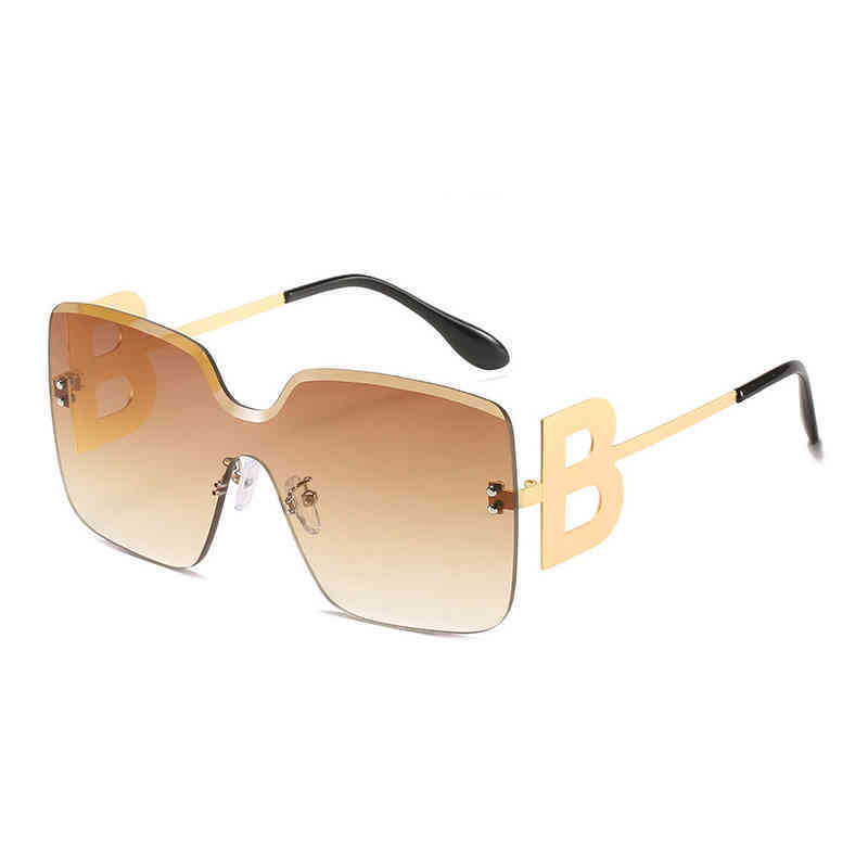 Brand Dign Oversized Frame Letter B Sunglass For Women Fashion Retro Male Ladi Riding Party Elegant Large Sunglass745N
Brand Dign Oversized Frame Letter B Sunglass For Women Fashion Retro Male Ladi Riding Party Elegant Large Sunglass745N