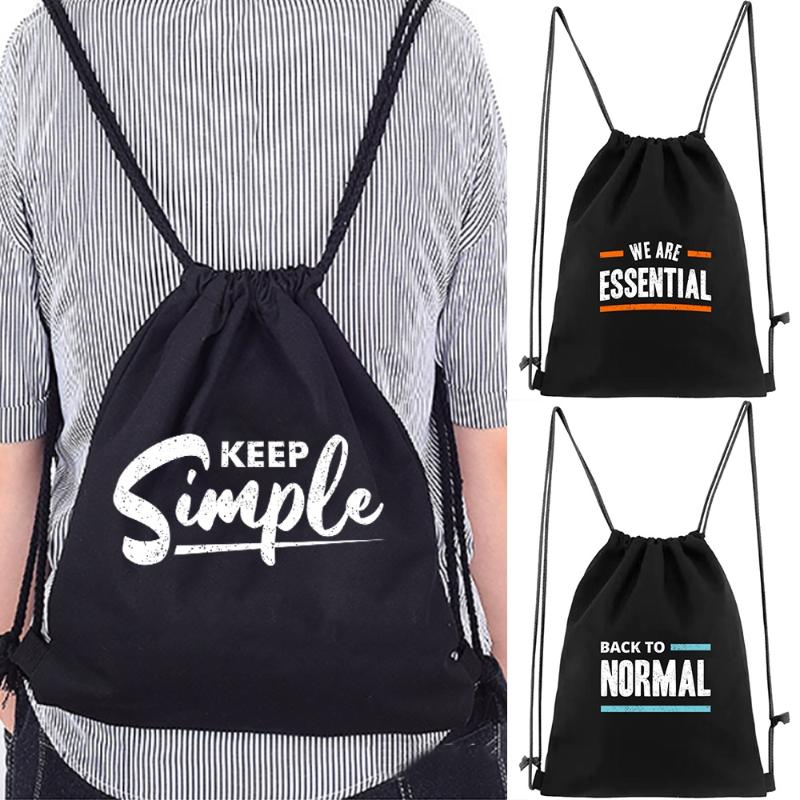 Backpack Women Drawstring Foldable Shopping Bag Large For Camping Hiking Portable Canvas Travel Beach Bags, Black
Backpack Women Drawstring Foldable Shopping Bag Large For Camping Hiking Portable Canvas Travel Beach Bags, Black