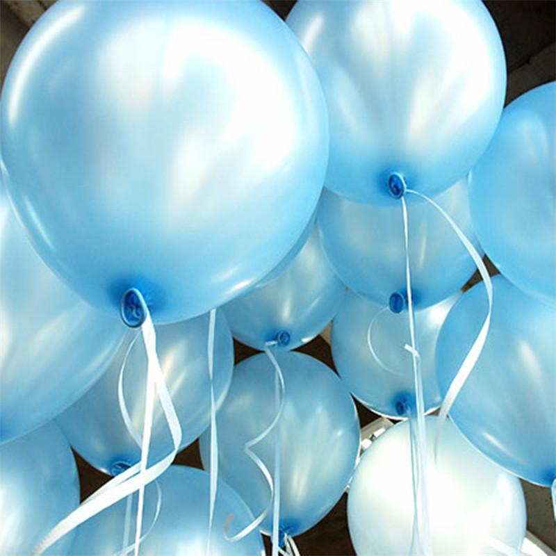 36inch Silver Confetti Balloon Blue White Latex Romantic Theme Wedding Birthday Party Decoration Boy Baby Shower