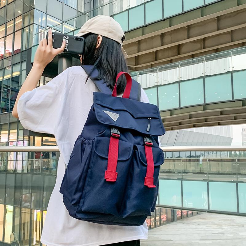 Backpack Korean Women Casual Men Oxford Color Contrast Shoulder Backbag School Bags For Teenage Girls Large Travel Rucksack, Black with red
Backpack Korean Women Casual Men Oxford Color Contrast Shoulder Backbag School Bags For Teenage Girls Large Travel Rucksack, Black with red