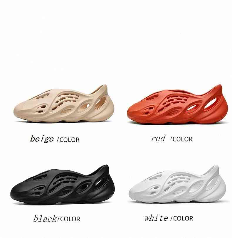 Foam Rubber Fashion Sandals Black Beige Red Mens Slides Creative Kanye Slipper Women Home Outdoor Loafers Beach Shoes bb
Foam Rubber Fashion Sandals Black Beige Red Mens Slides Creative Kanye Slipper Women Home Outdoor Loafers Beach Shoes bb