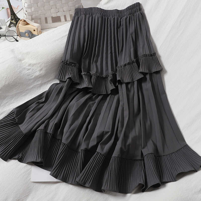 VANOVICH Summer and Spring Women Skirts Elastic Waist High Ladies Skirt Korean Style Solid Color Female 210615, Apricot
VANOVICH Summer and Spring Women Skirts Elastic Waist High Ladies Skirt Korean Style Solid Color Female 210615, Apricot