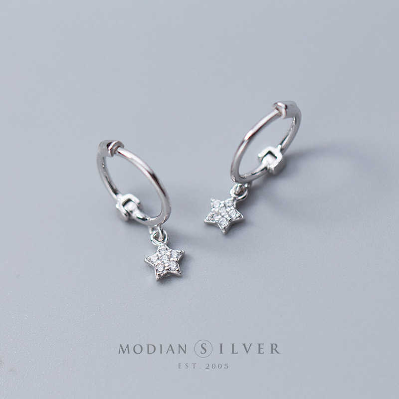 100% Real 925 Sterling Silver Round Stars Clear CZ Hoop Earrings For Women Rose Gold Color Fashion Charm Jewelry 210707
100% Real 925 Sterling Silver Round Stars Clear CZ Hoop Earrings For Women Rose Gold Color Fashion Charm Jewelry 210707