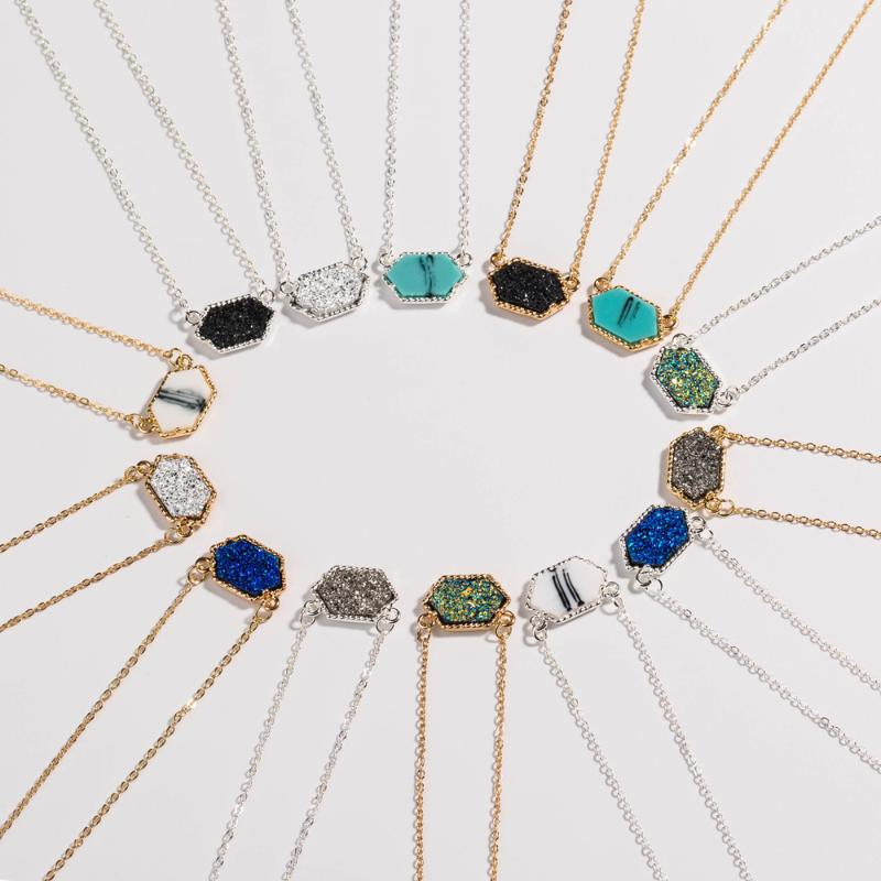 Chains Winter Fashion Style Selling Rose Gold Tone Sweet Small Oval Inlay Colorful Druzy Stone Necklace Eardrop For Women
Chains Winter Fashion Style Selling Rose Gold Tone Sweet Small Oval Inlay Colorful Druzy Stone Necklace Eardrop For Women