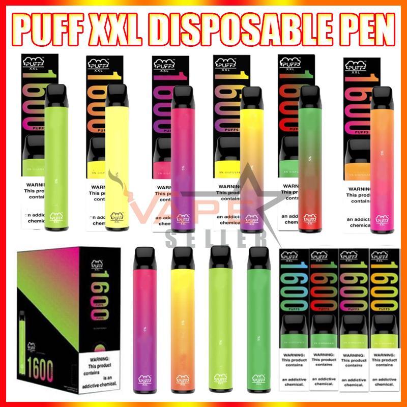 Puff XXL 1600 Puffs Pods disposable vaporizer Cigarettes 1000mAh Battery 6.5mL Device Starter Kit
Puff XXL 1600 Puffs Pods disposable vaporizer Cigarettes 1000mAh Battery 6.5mL Device Starter Kit