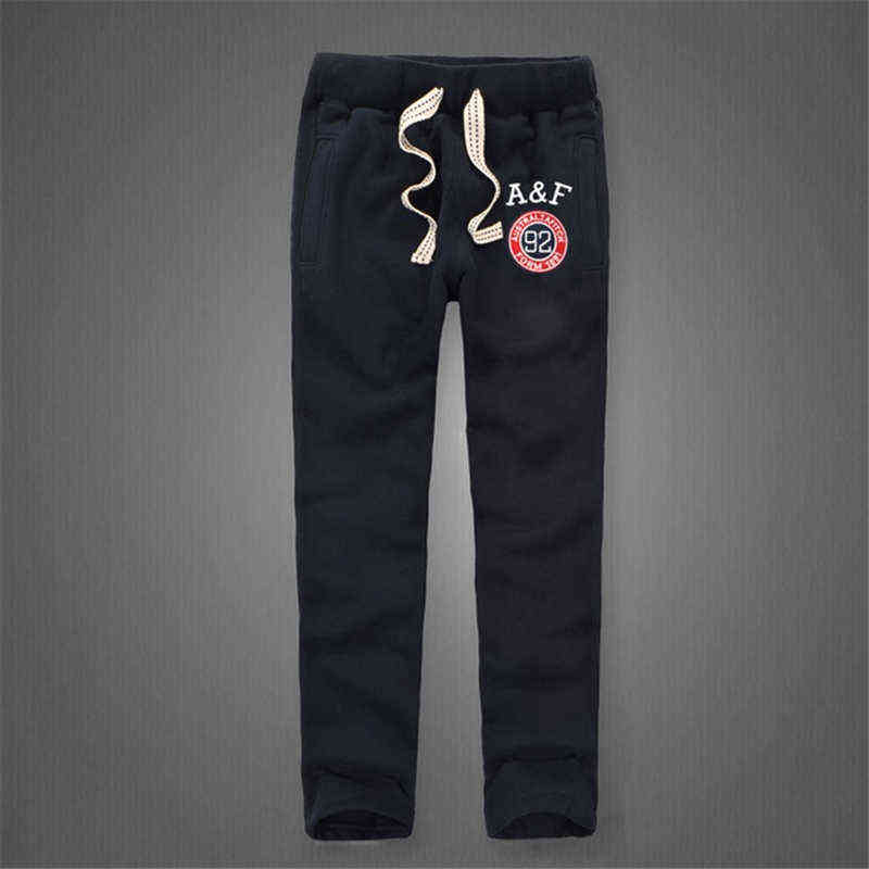 Winter Pants Men Thick Cotton Sweatpants Full Length Trousers soft and breathable joggers size S to 3XL 211112
