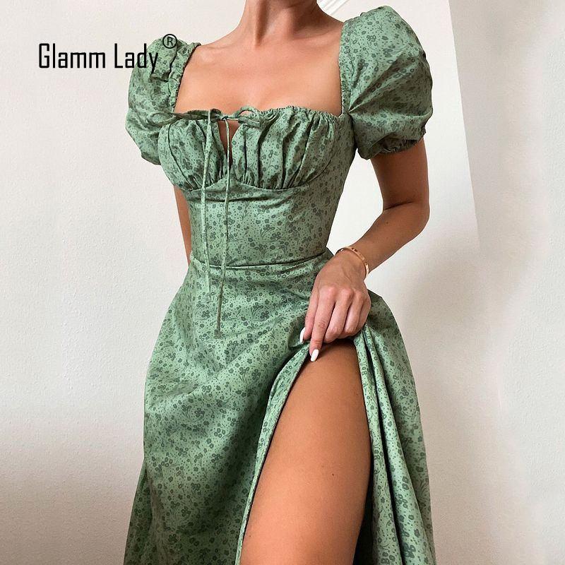 Party Dresses Glamm Lady Green Floral Print Casual Midi Womens Puff Sleeve Strapless Summer Autumn Sexy Dress Club Bodycon, Green flower
Party Dresses Glamm Lady Green Floral Print Casual Midi Womens Puff Sleeve Strapless Summer Autumn Sexy Dress Club Bodycon, Green flower
