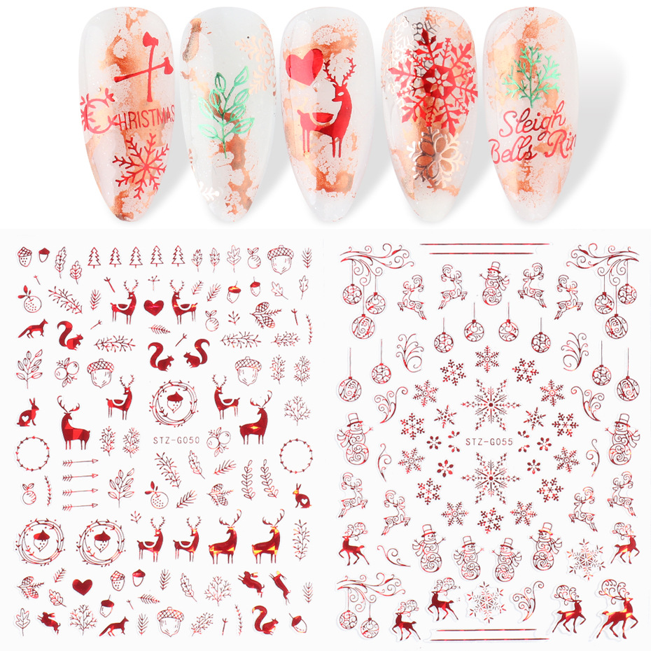 Red Christmas nail sticker Shine Glitter Snowflake Elk Santa Claus Transfer Slider Winter nail art decorations free DHL, Without package
Red Christmas nail sticker Shine Glitter Snowflake Elk Santa Claus Transfer Slider Winter nail art decorations free DHL, Without package