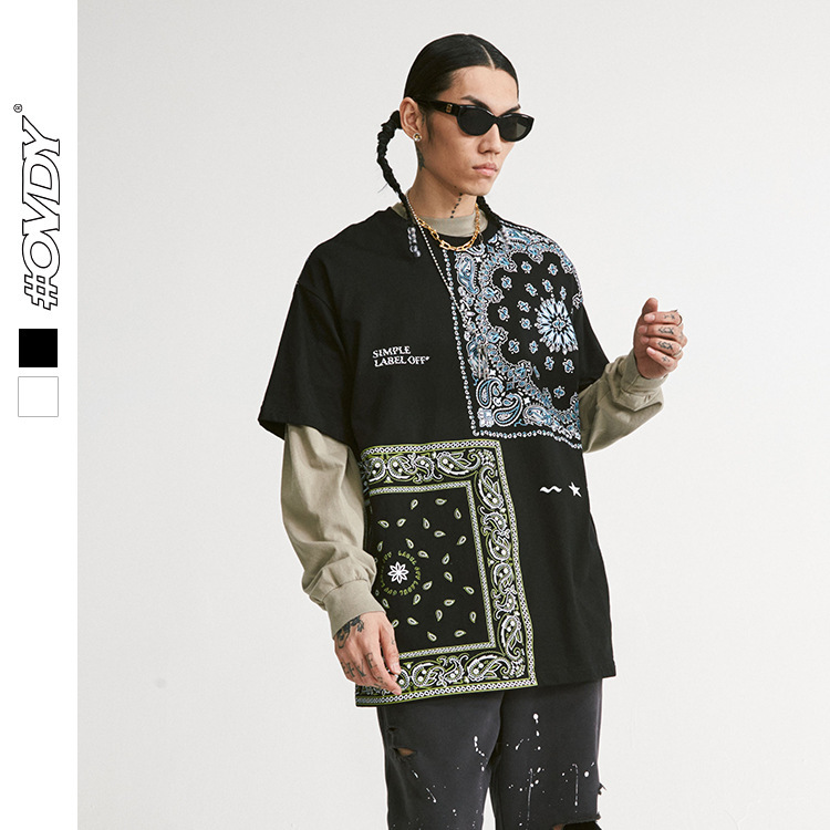 wxwovdy men's 2021 spring and summer new street fashion hip hop cashew totem print oversize short sve men's wear, White;black
wxwovdy men's 2021 spring and summer new street fashion hip hop cashew totem print oversize short sve men's wear, White;black