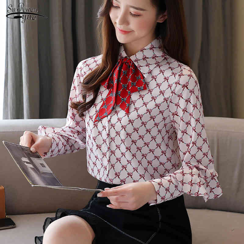 Spring Fashion Chiffon Lotus Leaf Sleeve Print Blouse Women Office Lady Long Sleeve Cardigan Shirt Women Tops 8402 50 210518, Pink
Spring Fashion Chiffon Lotus Leaf Sleeve Print Blouse Women Office Lady Long Sleeve Cardigan Shirt Women Tops 8402 50 210518, Pink