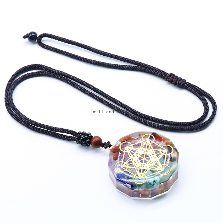 Seven Chakra Natural Stones Orgonite Pendant Necklace Crystal Precious Stone Gravel Meditation 7 Yoga Chakra Pendant Necklaces Fashion Jewelry Will and Sandy
Seven Chakra Natural Stones Orgonite Pendant Necklace Crystal Precious Stone Gravel Meditation 7 Yoga Chakra Pendant Necklaces Fashion Jewelry Will and Sandy