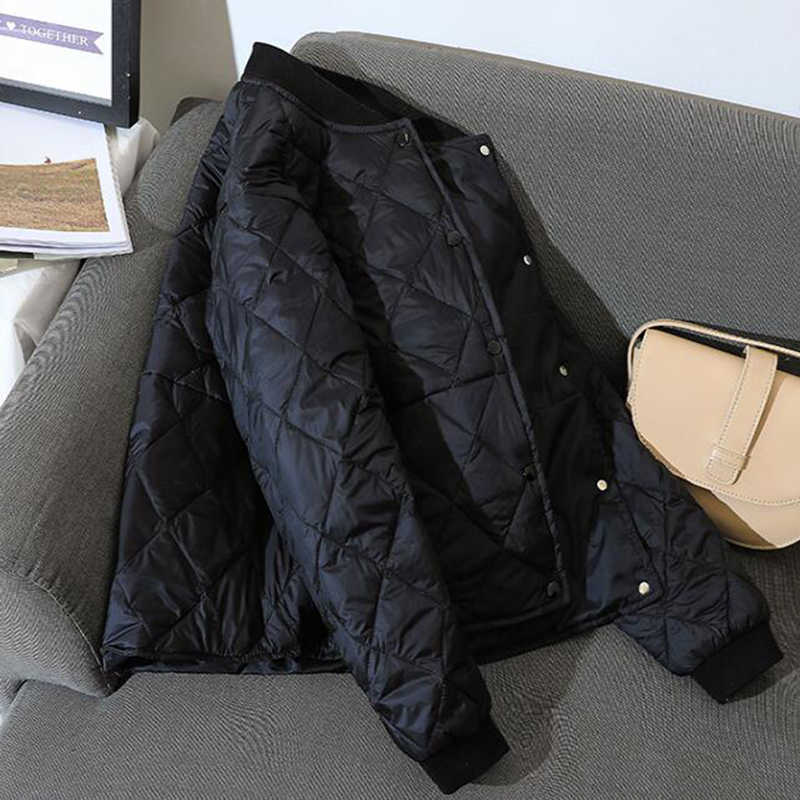 SEDUTMO Winter Duck Down Jackets Women Oversize Ultra Light Coat Short Casual Bomber Autumn Fashion Parkas ED1200 211018