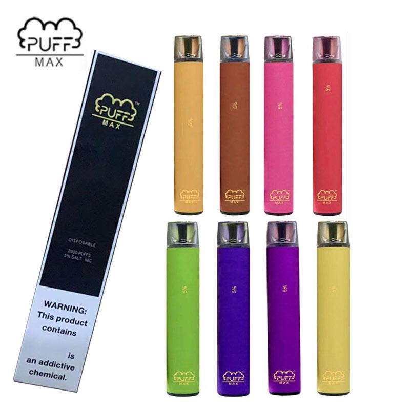 2021 Puff Max cigarettes disposable vape puffbars plus low price 2000 Puffs Electronics Electronic Cigarette Disposables E-cigarettes
2021 Puff Max cigarettes disposable vape puffbars plus low price 2000 Puffs Electronics Electronic Cigarette Disposables E-cigarettes