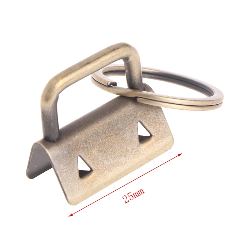10 Piece Keychain Hardware 25 mm Keychain Split Ring For wristbands Kato Start Clip