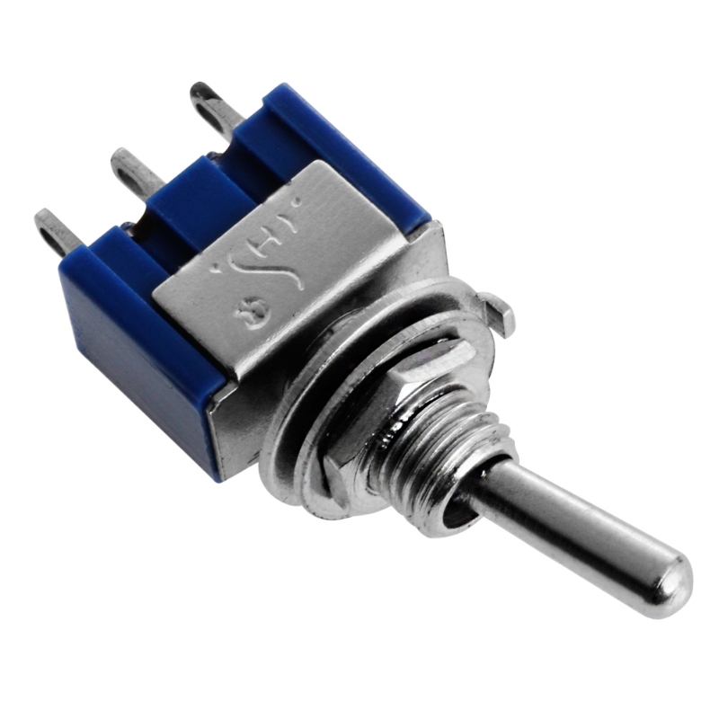 Miniature Tuimel switch Single Pole Double Throw Spdt (MTS102) Op-Op 125VAC 6A 1/4 "Mounting MTS-102