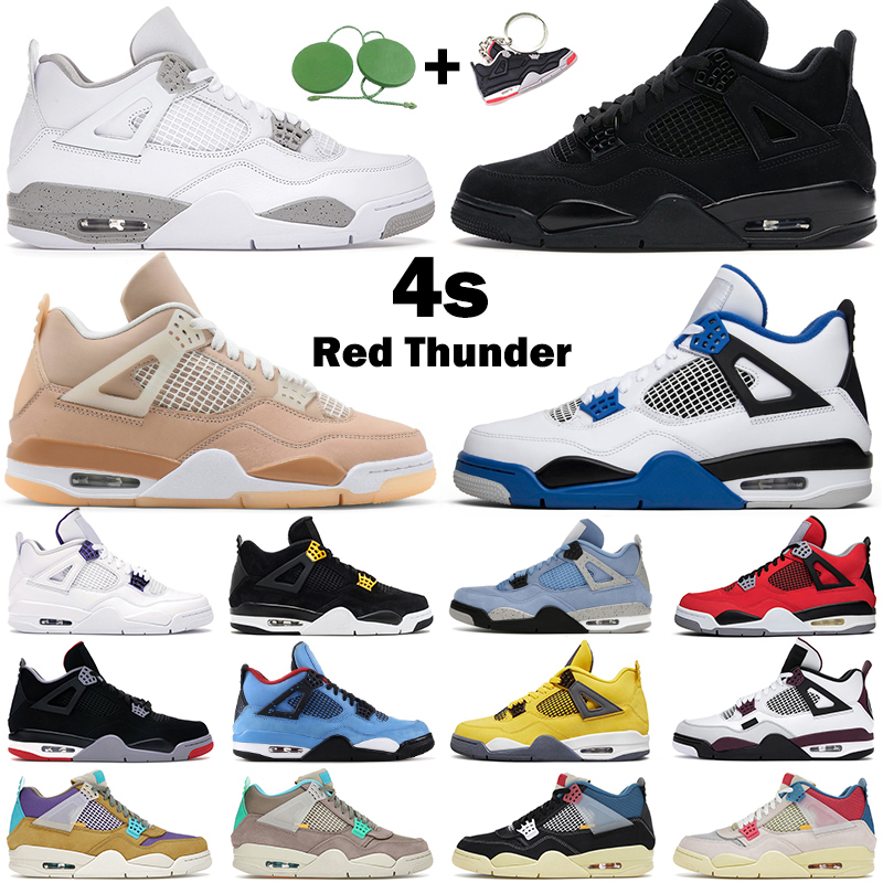 Mens basketball shoes 4s jumpman 4 University Blue Black Cat Shimmer Fire Red Yellow White Oreo Sail men Sports sneakers, 23
Mens basketball shoes 4s jumpman 4 University Blue Black Cat Shimmer Fire Red Yellow White Oreo Sail men Sports sneakers, 23