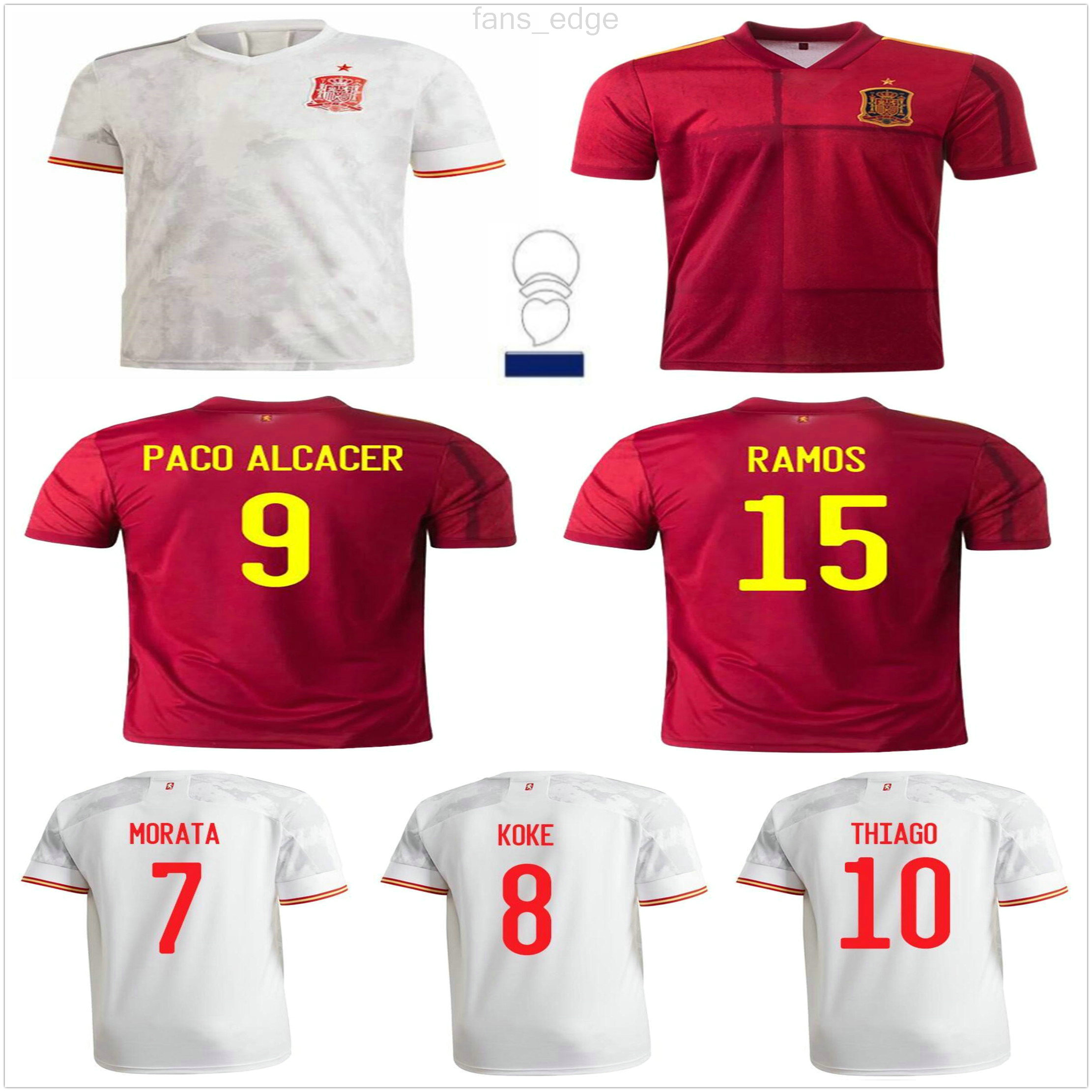 Fans Player Version 21 22 Spain soccer jersey RODRIGO MORATA RAMOS THIAGO INIESTA TORRES custom 2021 2022 football shirts men and kids kits uniform, Wine red
Fans Player Version 21 22 Spain soccer jersey RODRIGO MORATA RAMOS THIAGO INIESTA TORRES custom 2021 2022 football shirts men and kids kits uniform, Wine red