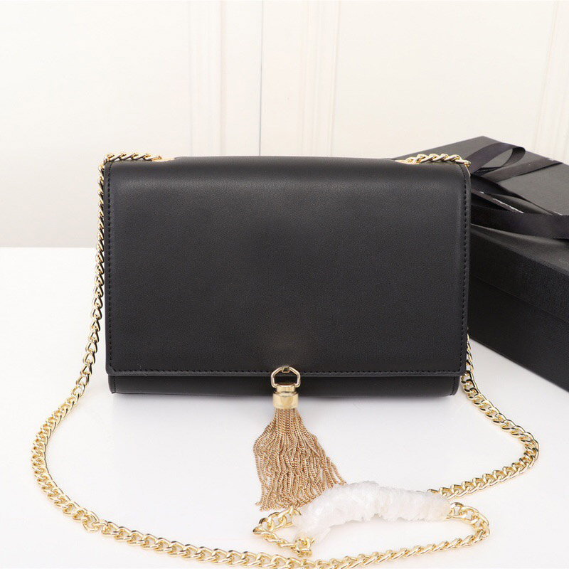 Fashion Luxury Crossbody Bag for women Kate Chain Wallet With Tassel Designer Bags Designers Shoulder Flap Purses Smooth leather logo Wallets 22cm, Black silver chain
Fashion Luxury Crossbody Bag for women Kate Chain Wallet With Tassel Designer Bags Designers Shoulder Flap Purses Smooth leather logo Wallets 22cm, Black silver chain