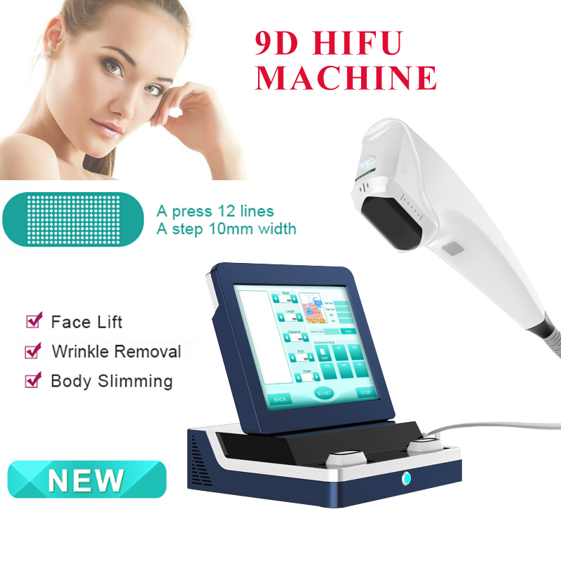 Professional 9D Hifu Wrinkle Removal Machines Focused Ultrasound Facial lifting Weight Loss Slimming Machine 8 cartridge for face and body lift CE approved
Professional 9D Hifu Wrinkle Removal Machines Focused Ultrasound Facial lifting Weight Loss Slimming Machine 8 cartridge for face and body lift CE approved