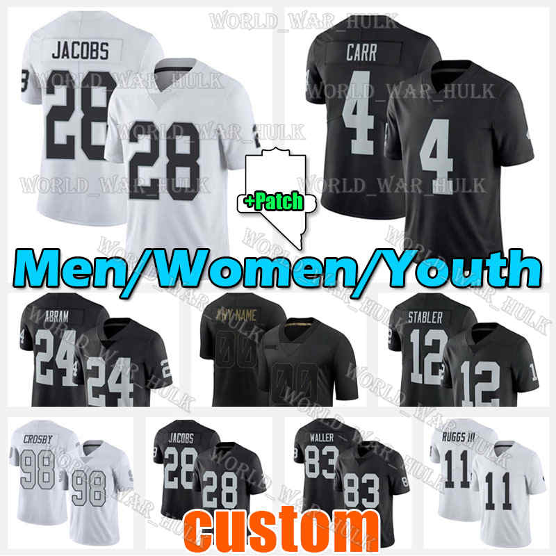 Raider 28 Josh Jacobs Oakland Las Vegas 4 Derek Carr football Jersey 83 Darren Waller 11 Henry Ruggs III Aaron Rodgers 98 Maxx Crosby 13 Hunter Renfrow Trevon Moehrig, Custom men (tuxizhe)
Raider 28 Josh Jacobs Oakland Las Vegas 4 Derek Carr football Jersey 83 Darren Waller 11 Henry Ruggs III Aaron Rodgers 98 Maxx Crosby 13 Hunter Renfrow Trevon Moehrig, Custom men (tuxizhe)