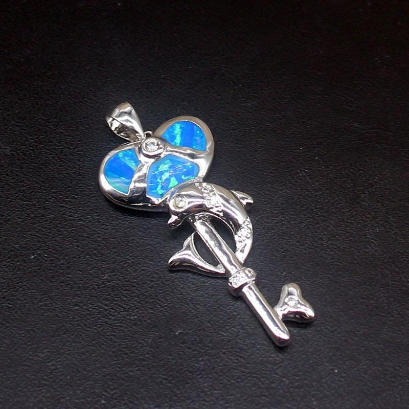 Pendant Necklaces Hermosa Blue Australian Opal Heart Design Silver Color Birthstone Dolphin Charm Necklace For Girls Women 20214527 
Pendant Necklaces Hermosa Blue Australian Opal Heart Design Silver Color Birthstone Dolphin Charm Necklace For Girls Women 20214527