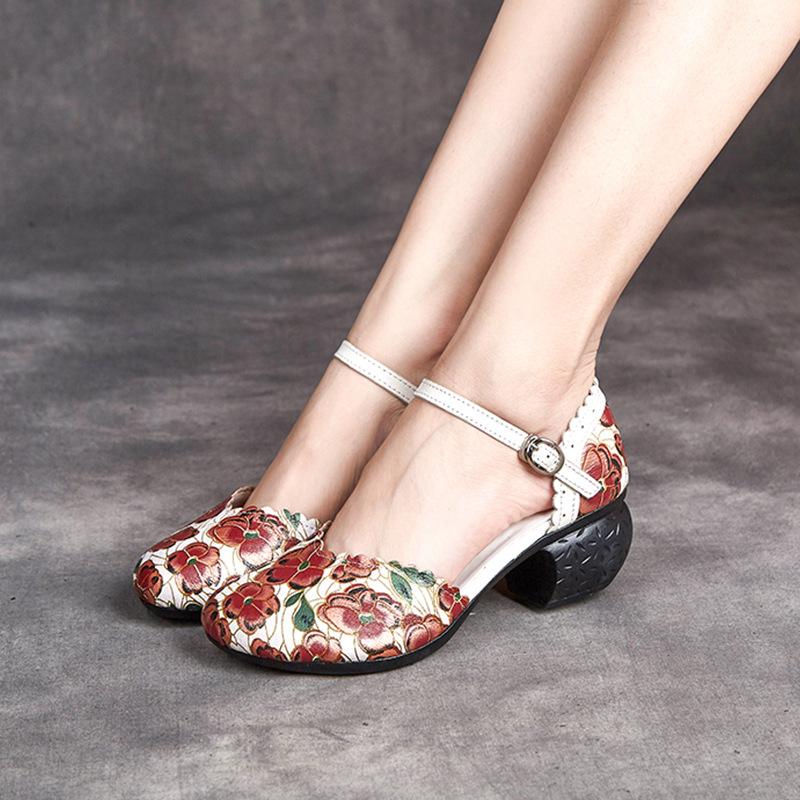 Sandals Women Shoes Platform Genuine Leather 2021 Buckle Strap Print Retro Handmade Concise Leisure Ladies, Black
Sandals Women Shoes Platform Genuine Leather 2021 Buckle Strap Print Retro Handmade Concise Leisure Ladies, Black