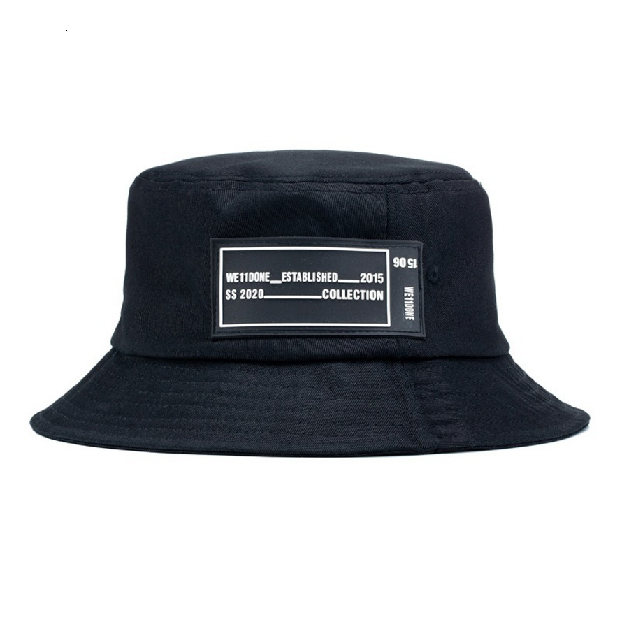 We11done Rubber Badge Fisherman Bucket Hat For Women Men Fishing Cap Bob Panama Summer Fashion Black Korean Sun Hats Sunscreen Out, Blue;gray
We11done Rubber Badge Fisherman Bucket Hat For Women Men Fishing Cap Bob Panama Summer Fashion Black Korean Sun Hats Sunscreen Out, Blue;gray