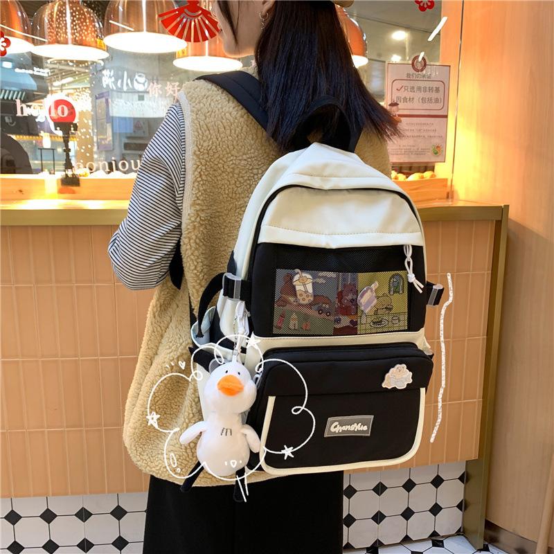 Backpack Cute Girls School Bags Large Capacity Korean College Casual Travel Women's Shoulder Backpacks
Backpack Cute Girls School Bags Large Capacity Korean College Casual Travel Women's Shoulder Backpacks
