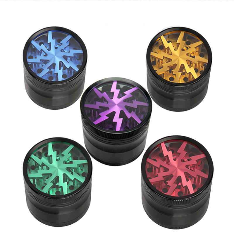 63mm Aluminum Alloy Herb Grinders Tobacco Smoking Metal Herb Grinder Lightning shape Smoke Accessories
63mm Aluminum Alloy Herb Grinders Tobacco Smoking Metal Herb Grinder Lightning shape Smoke Accessories