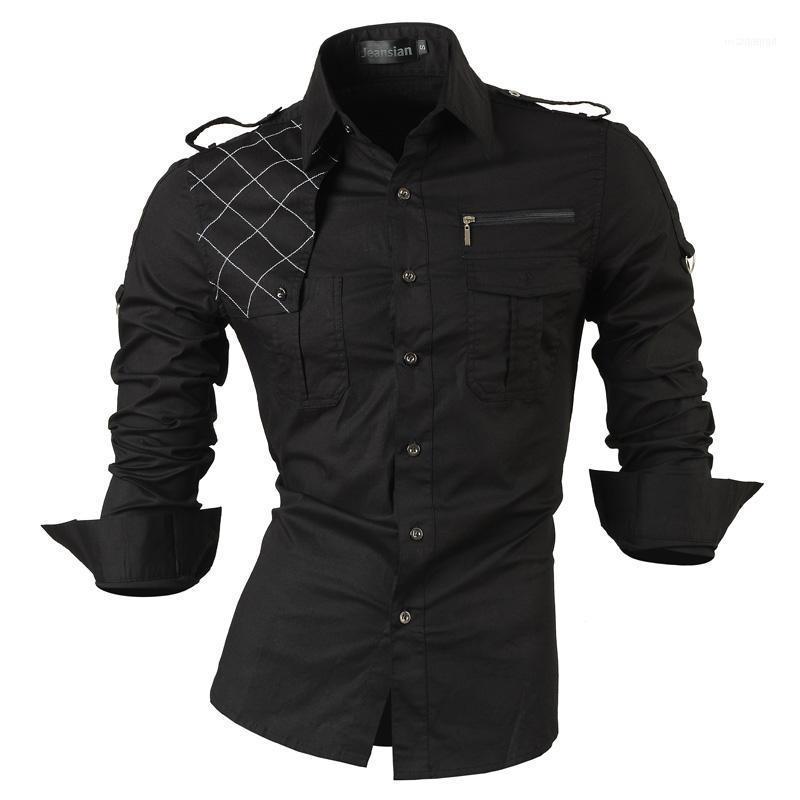 Fashion Casual Slim Fit Long-sleeved Men's Dress Shirts Korean Styles Cotton Shirt 83711, Khaki
Fashion Casual Slim Fit Long-sleeved Men's Dress Shirts Korean Styles Cotton Shirt 83711, Khaki