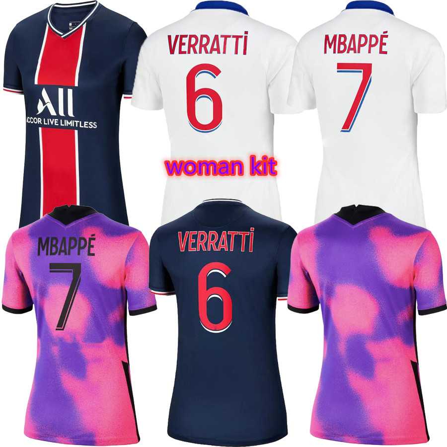 Maillots 2021 MBAPPE Fourth soccer Jersey ICARD VERRATTI woman MARQUINHOS Kits 4TH Football uniform maillot de foot equipment, Black
Maillots 2021 MBAPPE Fourth soccer Jersey ICARD VERRATTI woman MARQUINHOS Kits 4TH Football uniform maillot de foot equipment, Black