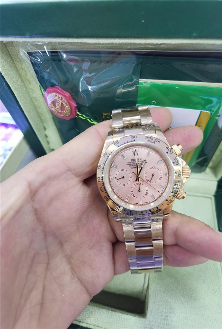 With Original Box Factory Supplier Luxury Men's Watch Sapphire 40mm 18k Pink Gold 116505 Automatic Mens Watches No Chronograph Diamond dial 2021, Slivery;brown
With Original Box Factory Supplier Luxury Men's Watch Sapphire 40mm 18k Pink Gold 116505 Automatic Mens Watches No Chronograph Diamond dial 2021, Slivery;brown