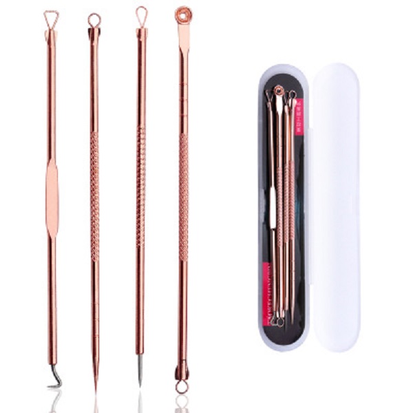 Black head remover pore cleanser tools skin cleaning device professional double-head acne needle pimple extractor skin care tool super quality