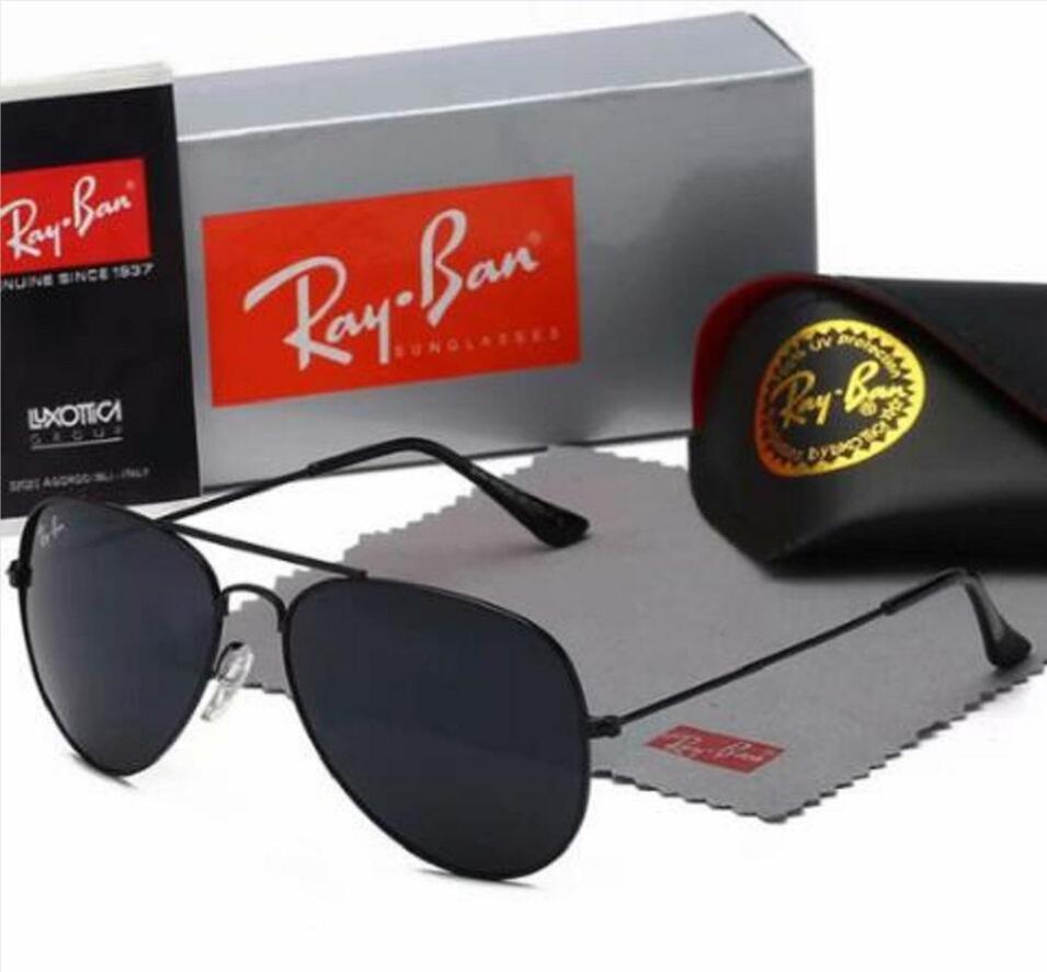 High Quality Ray Men Women Sunglasses Vintage Pilot Brand Sun Glasses Band UV400 Bans Ben With box and case 3025, White;black
High Quality Ray Men Women Sunglasses Vintage Pilot Brand Sun Glasses Band UV400 Bans Ben With box and case 3025, White;black