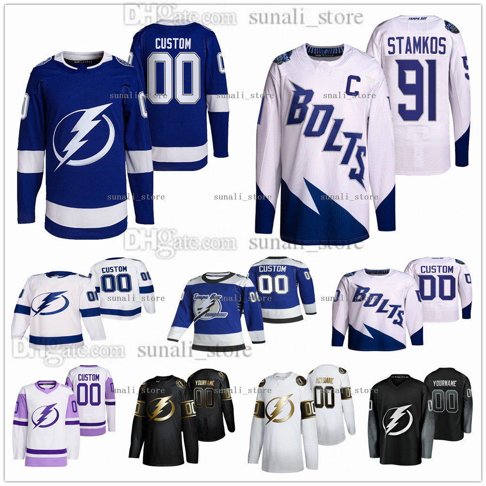 2022 Stadium Series Ice Hockey 91 Steven Stamkos Jersey 86 Nikita Kucherov 88 Andrei Vasilevskiy 21 Brayden Point 77 Victor Hedman 27 Ryan McDonagh 17 Alex Killorn, Kids white
2022 Stadium Series Ice Hockey 91 Steven Stamkos Jersey 86 Nikita Kucherov 88 Andrei Vasilevskiy 21 Brayden Point 77 Victor Hedman 27 Ryan McDonagh 17 Alex Killorn, Kids white