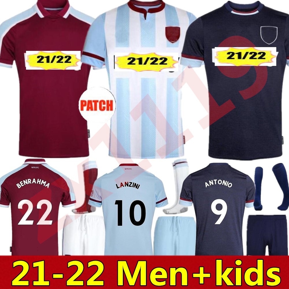 21 22 adult Mens + Kids Kit Soccer Jerseys West 2021 2022 Ham Home Away 3rd YARMOLENKO LANZINI NOBLE BOWEN ANTONIO Football Shirt FORNALS RI, Black;yellow
21 22 adult Mens + Kids Kit Soccer Jerseys West 2021 2022 Ham Home Away 3rd YARMOLENKO LANZINI NOBLE BOWEN ANTONIO Football Shirt FORNALS RI, Black;yellow