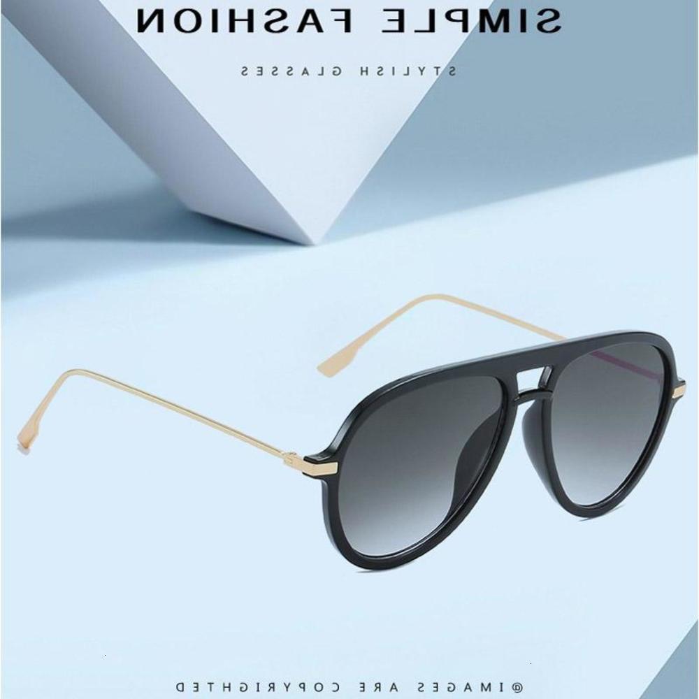 sunglasses Fashionable sun frames pilot fashion retro sunglasses female aviation classic oversized gradient men's driving glasses UV Wo, Black 
sunglasses Fashionable sun frames pilot fashion retro sunglasses female aviation classic oversized gradient men's driving glasses UV Wo, Black