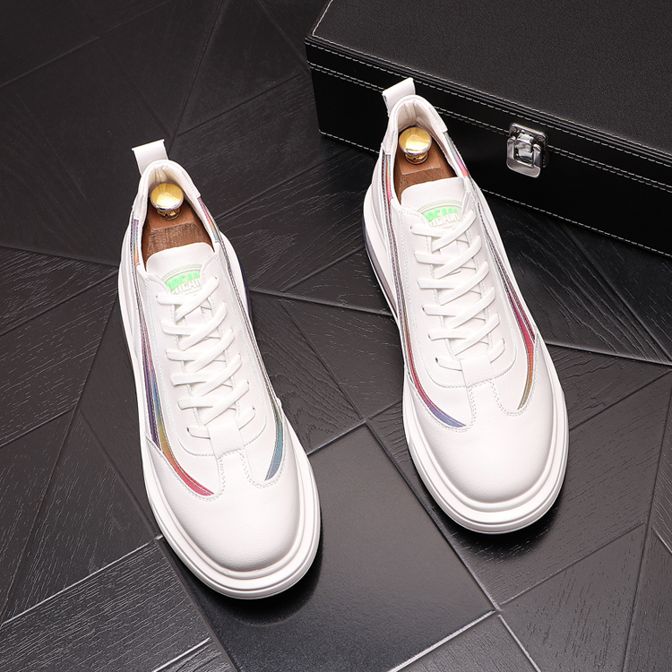 British Fashion Designer Casual Shoes Split Leather Men Comfortable Sneakers Footwear Male Business Party Wedding Outdoor Loafers B28, White
British Fashion Designer Casual Shoes Split Leather Men Comfortable Sneakers Footwear Male Business Party Wedding Outdoor Loafers B28, White