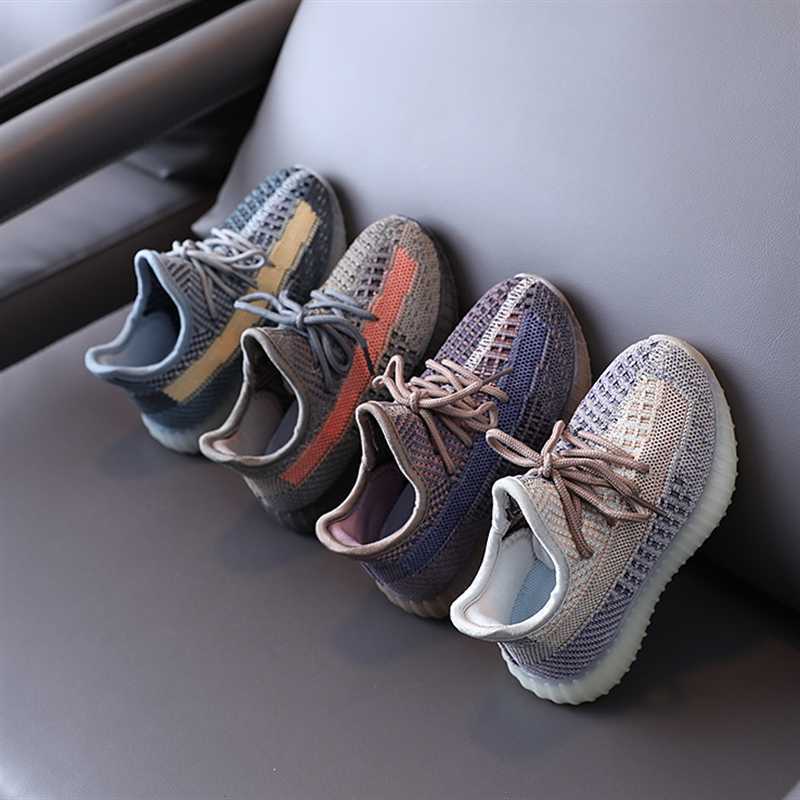 AOGT Autumn Children Shoes Boys Girls Sport Fashion Breathable Knitting Soft Bottom Non-Slip Kids Sneakers T21149 210913