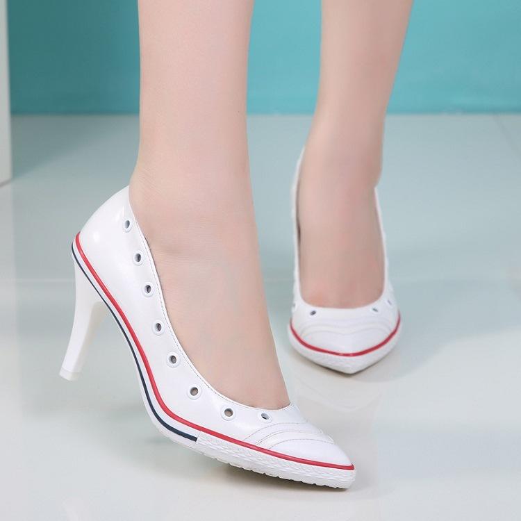 Dress Shoes 2021 Woman Autumn European And American Fashion Female Single Rrivet High 8cm With Fine Shallow Mouth Pump, Beige
Dress Shoes 2021 Woman Autumn European And American Fashion Female Single Rrivet High 8cm With Fine Shallow Mouth Pump, Beige